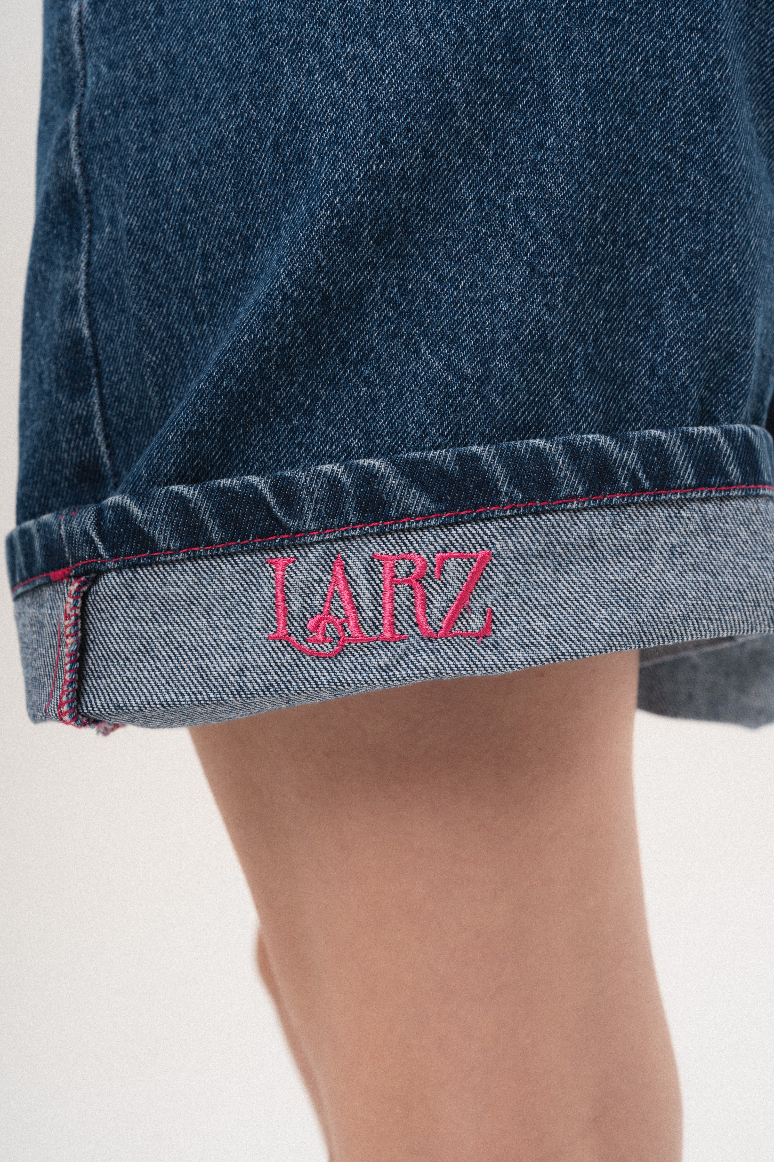 Lily Stitch Blue Denim Shorts