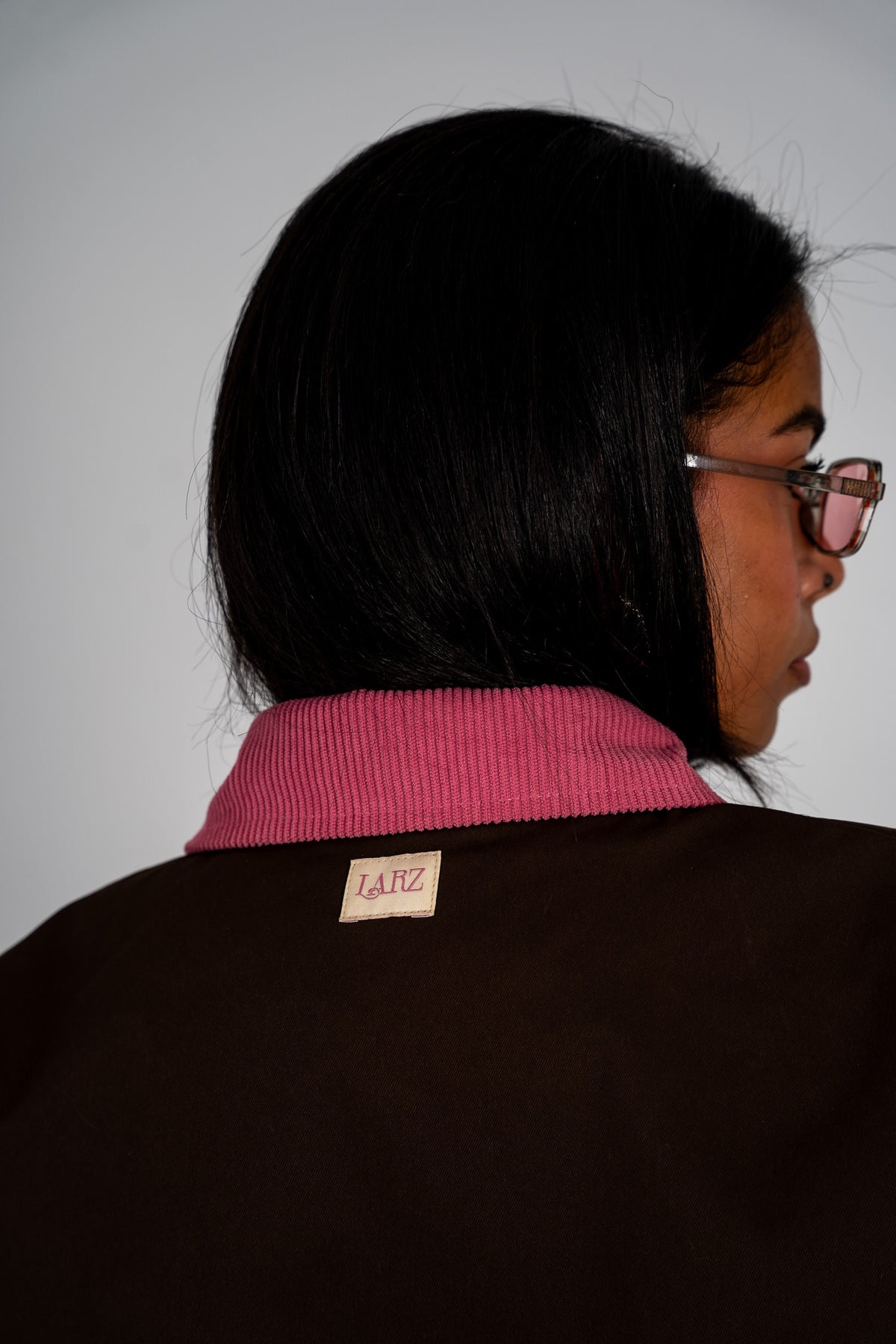 Beaded Brown Worker Jacket